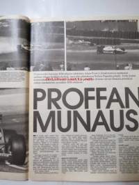 Vauhdin Maailma 1983 nr 10, Jyväskylä, Kremer katuPorsche r5, Formula 1 Itävalta ja Hockenheim, BMW beachbike, SM 125, Ahveniston syyskilpailut, Mantorp Drag