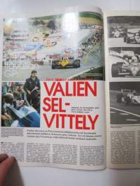 Vauhdin Maailma 1983 nr 10, Jyväskylä, Kremer katuPorsche r5, Formula 1 Itävalta ja Hockenheim, BMW beachbike, SM 125, Ahveniston syyskilpailut, Mantorp Drag