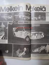 Vauhdin Maailma 1983 nr 12 -mm. Toyota Corolla 16v, Massimo Biasion Euroopan mestari, Honda XL 600, Formula 1 Maailma Ralli MM Norsuurannikko, Keimola 1983,