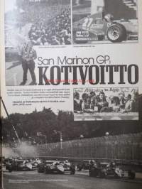 Vauhdin Maailma 1983 nr 6 -mm. Hämeenlinnan ajot, Citroen Visa GT, Suzuki RM jääradalla, SM drag, Räyskälän ja Ahveniston RR SM, Autosuunnistus, Chevy Nova