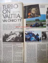 Vauhdin Maailma 1983 nr 4 -mm. Rantaralli, Formula 1 teamit-kuskit, Formula maailma ja Brasilian GP, Geneven autonäyttely, Audi 80 quattro, MP -83 näyttely,