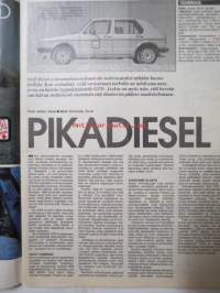 Vauhdin Maailma 1983 nr 1 -mm. GOlf GTD, Phjola Ralli Kyösti 9 kertaa, Formula 1 veneet, Road racing -82Moto guzzi Le Mans 850, Renault 9 TS, F 1 kasvo Derek