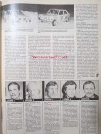 Vauhdin maailma 1985 nr 4 -mm. Jääspeedwayn MM, Ralli-SM jyväshovi, Formula 1 pakkaus Mitä on odotettavissa, Portugalin ralli mm, Porsche 911 SC RS, Matalampi