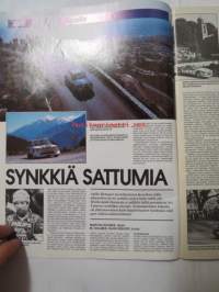 Vauhdin maailma 1985 nr 6 -mm. EM-rallicross Ahvenisto, Formula 1 Monaco ja Imola, MM-road racing Jarama, BMW 535M, Reaktiaikamittari, Yamaha 350 XT, SM-rata