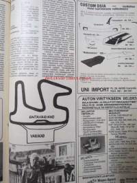 Vauhdin maailma 1984 nr 4 -mm. Saab Aero 16 turbo, Peugeot 205 GTI Formula 1 1984 Teamit kuskit autot radat, Portugalin MM-ralli, Williamsin uusi verstas, Geneven