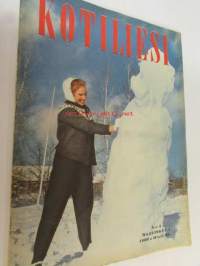 Kotiliesi 1960 nr 5, ( maaliskuu I) kesämökki riihestä, vanha esine elävöitttää nykykotia, vaurasta Seinäjokea