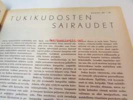 Kotiliesi 1960 nr 5, ( maaliskuu I) kesämökki riihestä, vanha esine elävöitttää nykykotia, vaurasta Seinäjokea