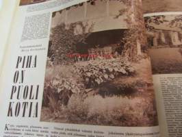 Kotiliesi 1960 nr 16,  elokuu itsenäisen naisen ammatteja - minusta tuli lankakauppias Aili Jokinen (Tampere), perintöesineitä oikeassa ympäristössä, kaulukset