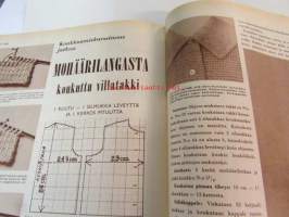 Kotiliesi 1960 nr 16,  elokuu itsenäisen naisen ammatteja - minusta tuli lankakauppias Aili Jokinen (Tampere), perintöesineitä oikeassa ympäristössä, kaulukset