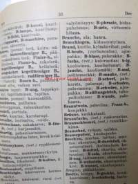 Lääketieteellinen sanasto 1 -Saksalais -ja Latinalais-Suomalainen