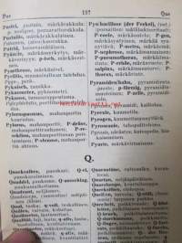 Lääketieteellinen sanasto 1 -Saksalais -ja Latinalais-Suomalainen