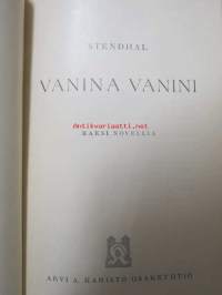 Vanina Vanini : kaksi novellia