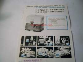 sanso automaattinen talouspumppu  PA 112.   esite