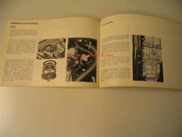Volkswagen 1302 S - 1302 1972 -instruktionsbok käyttöohjekirja ruotsiksi