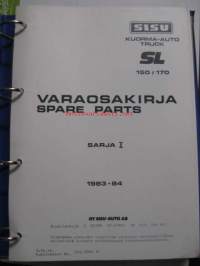 Sisu varaosakirja Spare parts Sarja I 1983 - 84