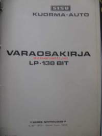 Sisu varaosakirja LP - 138 BIT