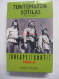 Tuntematon sotilas - Juhlapelikortit pakka 3 1955-2005