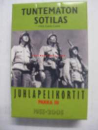 Tuntematon sotilas - Juhlapelikortit pakka 3 1955-2005