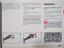 Fiat Brava owner handbook