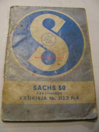 Sachs 50 kaksivaihde -käsikirja Nr. 312.2 Fi/4