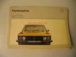 Volkswagen K 70 käyttöohjekirja