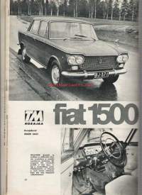 Tekniikan maailma  1962 / 8 ( Koeajossa Fiat 1500 )