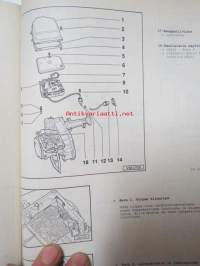 Korjausohjeiden Volkswagen Transporter 1991&gt;, Automaattivaihteisto 098, vaihteiston tunnuskirjaimet AXX, AXW, AXY, ARW, CEU, CEV, CKB, CHZ, CKA, CHY, CFZ, CGA, CGK,