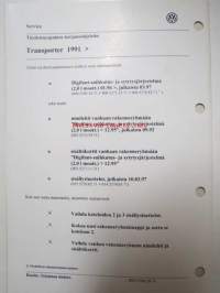 Korjausohjeiden Volkswagen Transporter 1991&gt;, Digifant-suihkutus-ja sytytysjärjestelmä (2.0 l moott.), 01.96&gt;, moottorin tunnus AAC.