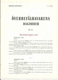 Överbefälhavarens Dagorder nr 76, 6.6.1940  (Ylipäällikön Päiväkäsky)