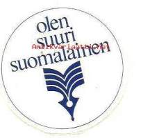 Olen suuri suomalainen - tarra