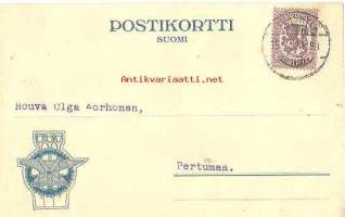Jyväskylän Rauta Oy,  firmakortti  15.4.1920      firmakuori