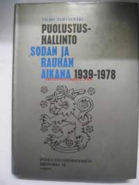 Puolustusministeriön historia 1 - 2  1. Puolustushallinnon perustamis- ja rakentamisvuodet 1918 - 1939  2. Puolustushallinto sodan ja rauhan aikana 1939 - 1978