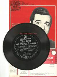 The Best Of Mario Lanza - flexi esittelylevyA: Auvo Nuotio Esittelee Valittujen Palojen Äänilevykokoelman &quot;The Best Of Mario Lanza&quot;  Valitut Palat Finland