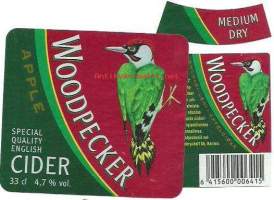 Woodpecker Apple Cider - viinaetiketti