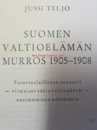 Suomen valtioelämän murros 1905-1908. Perustuslaillinen senaatti - viimeiset säätyvaltiopäivät - ensimmäinen eduskunta