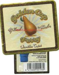 Golden Cap Vanilla Twist - siiderietiketti,  viinaetiketti