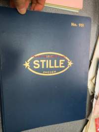 Stille Surgical Instruments Catalogue nr 951 -kirurgisten instrumenttien luettelo