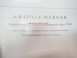Stille Surgical Instruments Catalogue nr 951 -kirurgisten instrumenttien luettelo