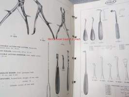 Stille Surgical Instruments Catalogue nr 951 -kirurgisten instrumenttien luettelo