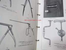 Stille Surgical Instruments Catalogue nr 951 -kirurgisten instrumenttien luettelo