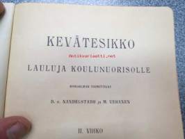 Kevätesikko II Lauluja koulunuorisolle