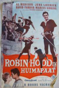 Robin Hoodin huimapäät (1958) &quot;The Son of Robin Hood&quot; (original title) - elokuvajuliste