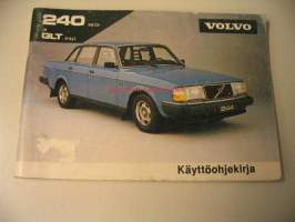 Volvo 240 ja GLT 4-syl. käyttöohjekirja
