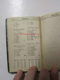 Muistikalenteri 1920 -Almanakka , muistiinpanokirja ja kassakirja