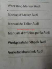 Audi Workshop manual 1968 (käsittää osat AT, V, B/Rä, L, K, Ap, Ku, E; katso kuvasta 2 yksilöllisemmät tiedot tiedot.