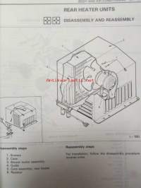 Isuzu Light-duty vehicle Workshop manual 1986 and later model, UBS series No. UB-WE-65G