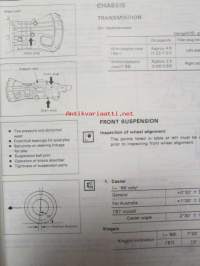 Isuzu Light-duty vehicle Workshop manual 1986 and later model, UBS series No. UB-WE-65G