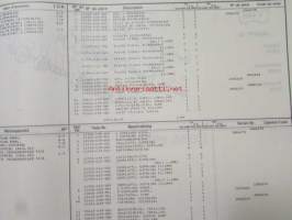 Honda Accord 4-door Sedan, Type SJ-820/830 SJ-342/343/542/543, Parts Catalogue, model 1979-80.
