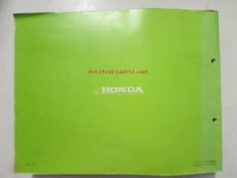 Honda Accord 4-door Sedan, Type SJ-820/830 SJ-342/343/542/543, Parts Catalogue, model 1979-80.