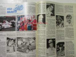 Vauhdin maailma 1990 nr 2 -mm. Ralli-EM tunturi, Ralli-SM itä-häme ja kuopio, Formula 1 kausi testiajot hämmentävät, Honda 1500 Gold Wing, Kuukauden profiili